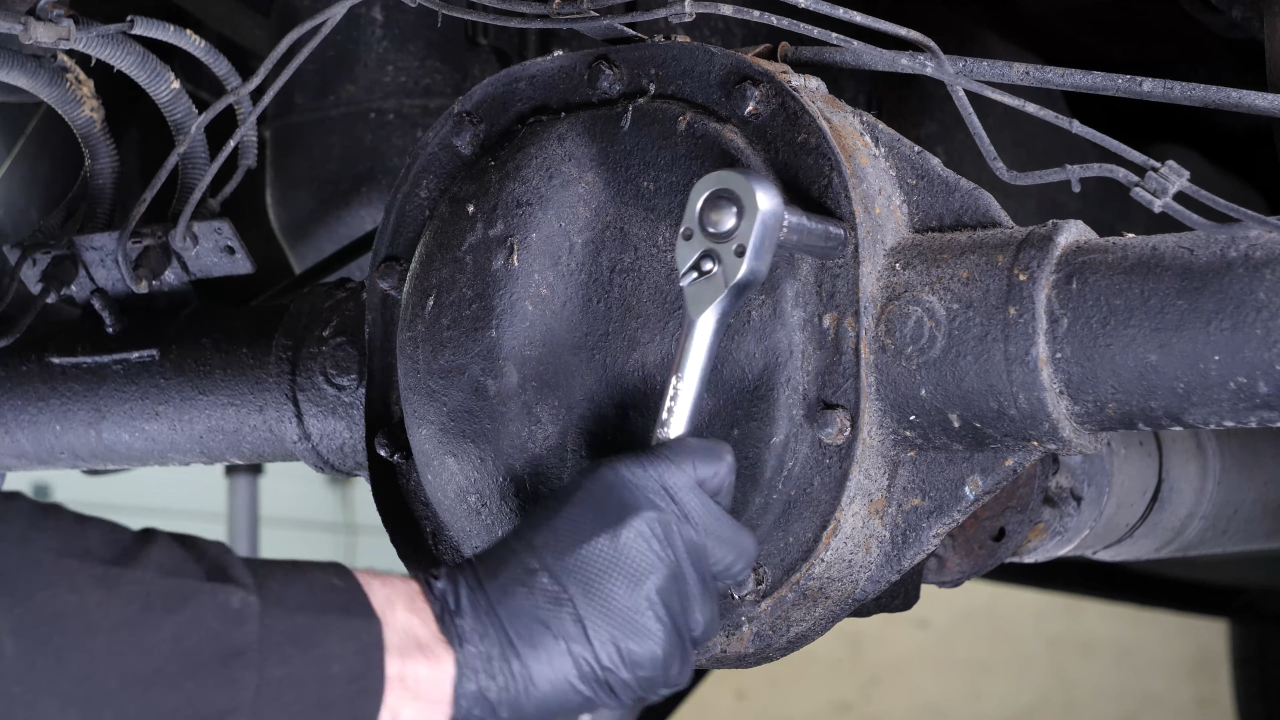 Bleed the differential fluid