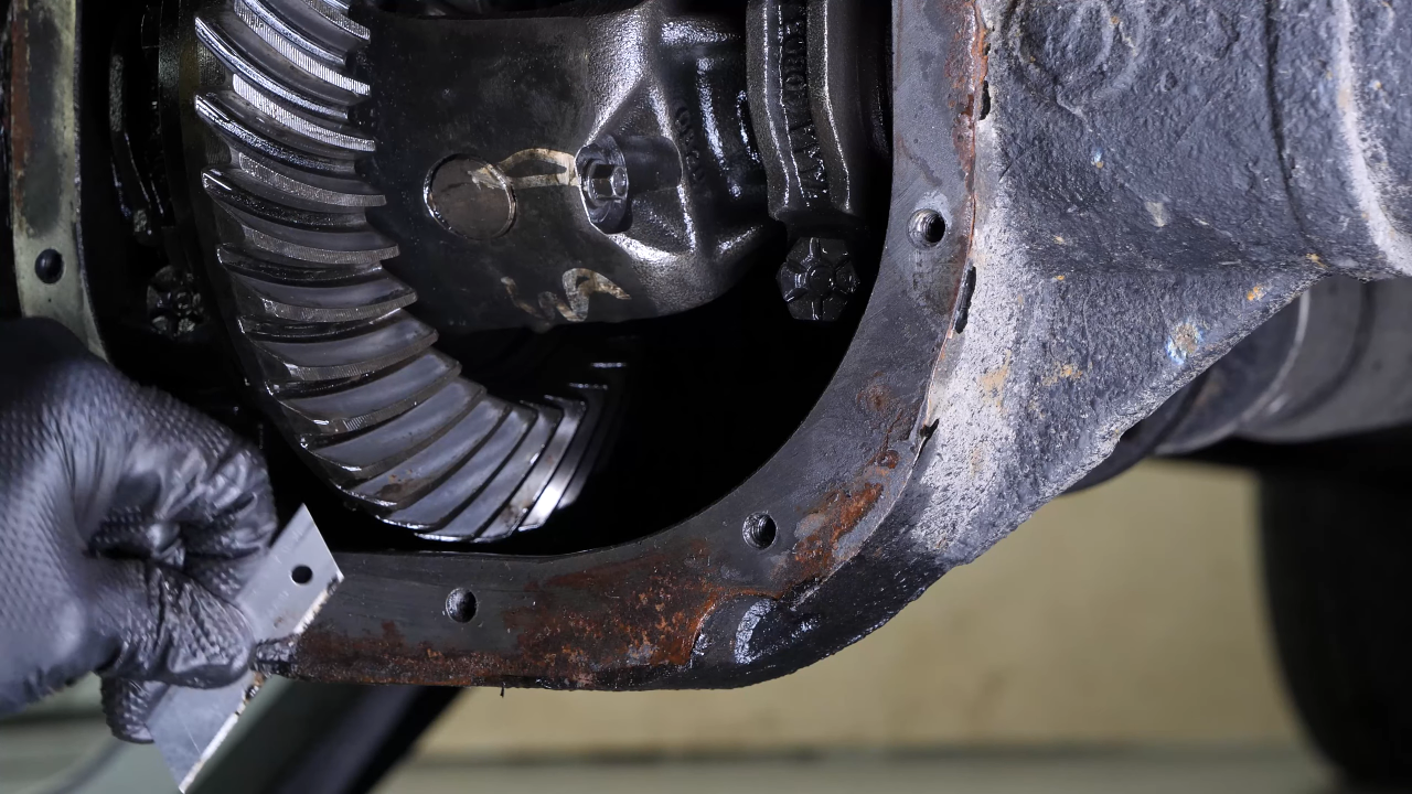 Clean the differential surface