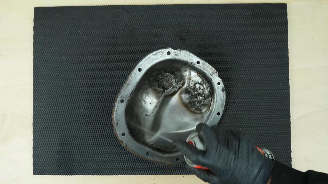 Clean the differential surface