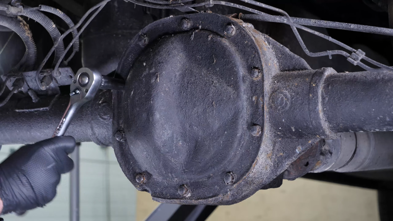 Bleed the differential fluid