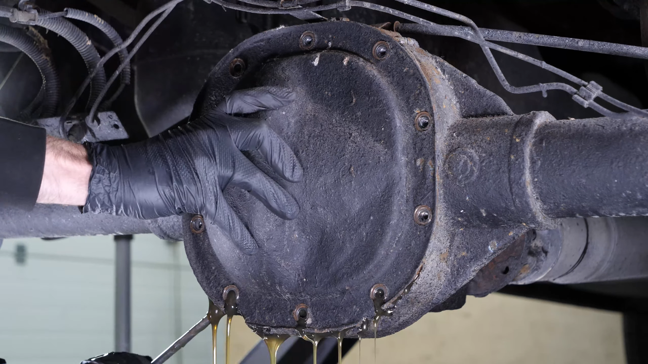 Bleed the differential fluid