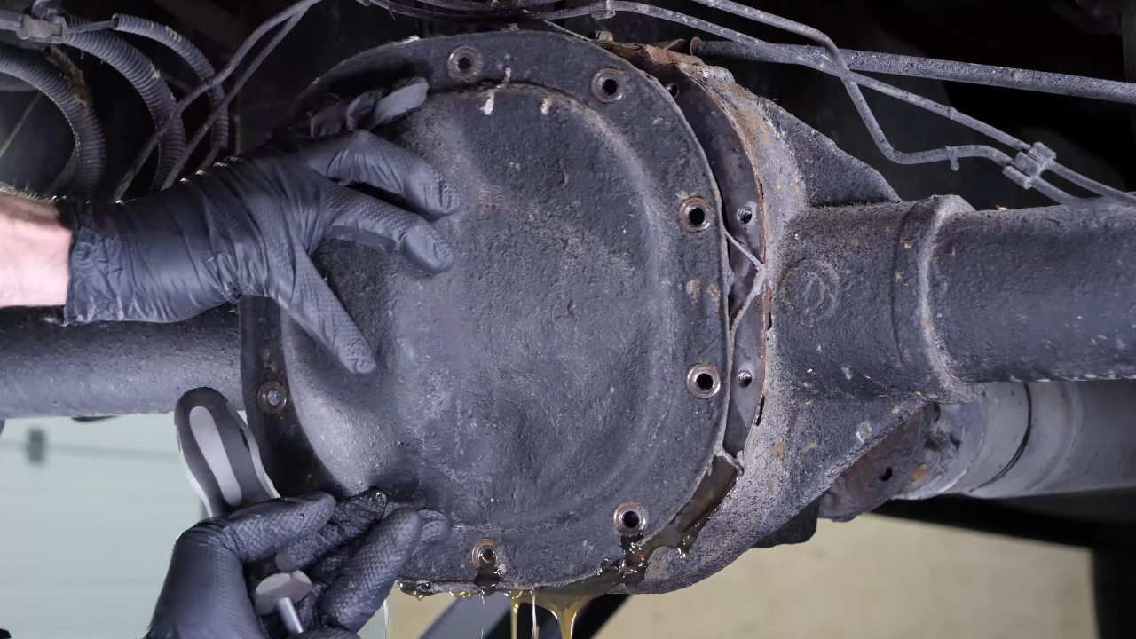 Bleed the differential fluid