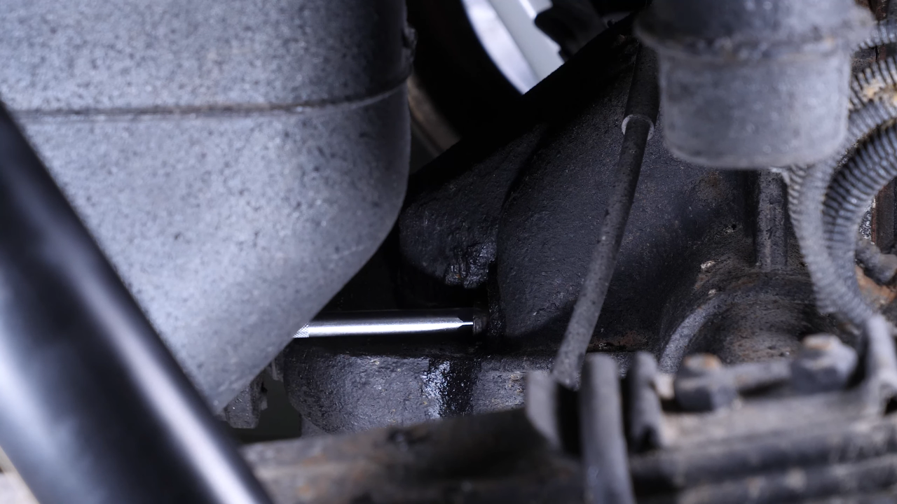 Put the vehicle back on the ground