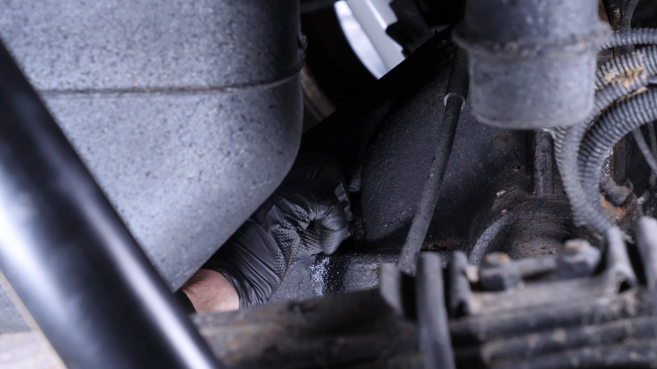 Put the vehicle back on the ground