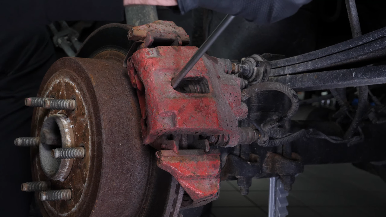 Push the piston in