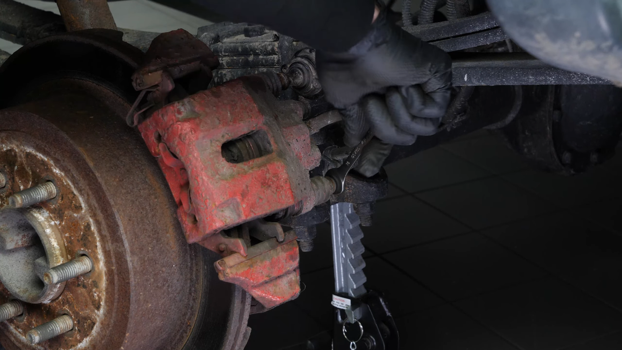 Remove the caliper