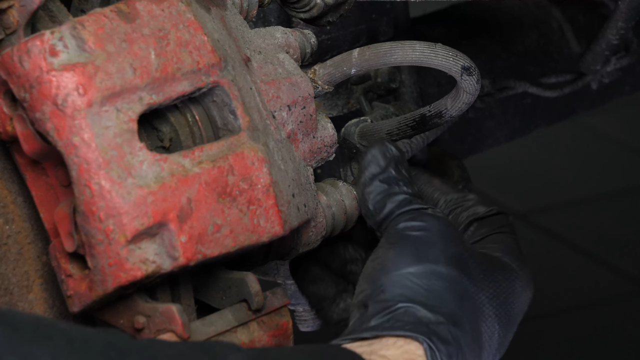 Remove the caliper