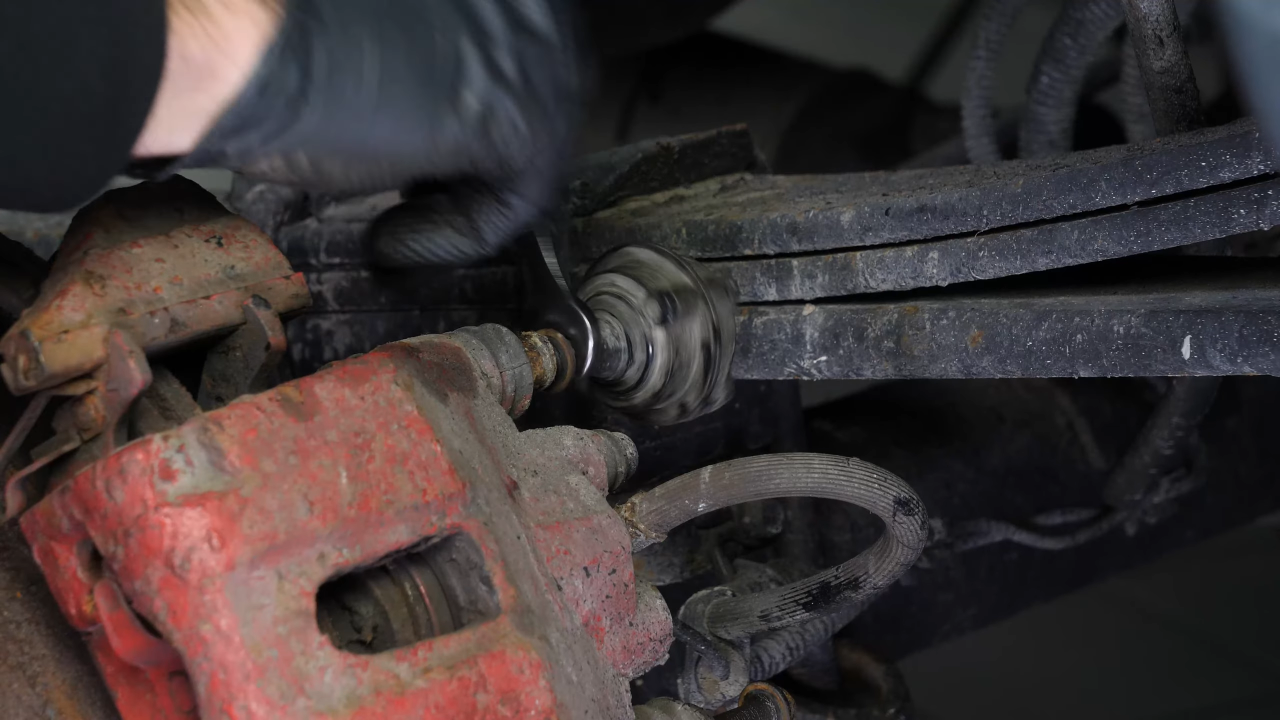 Remove the caliper