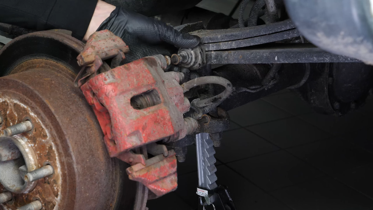 Remove the caliper