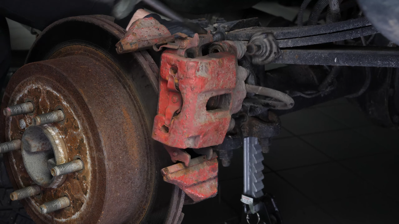 Remove the caliper