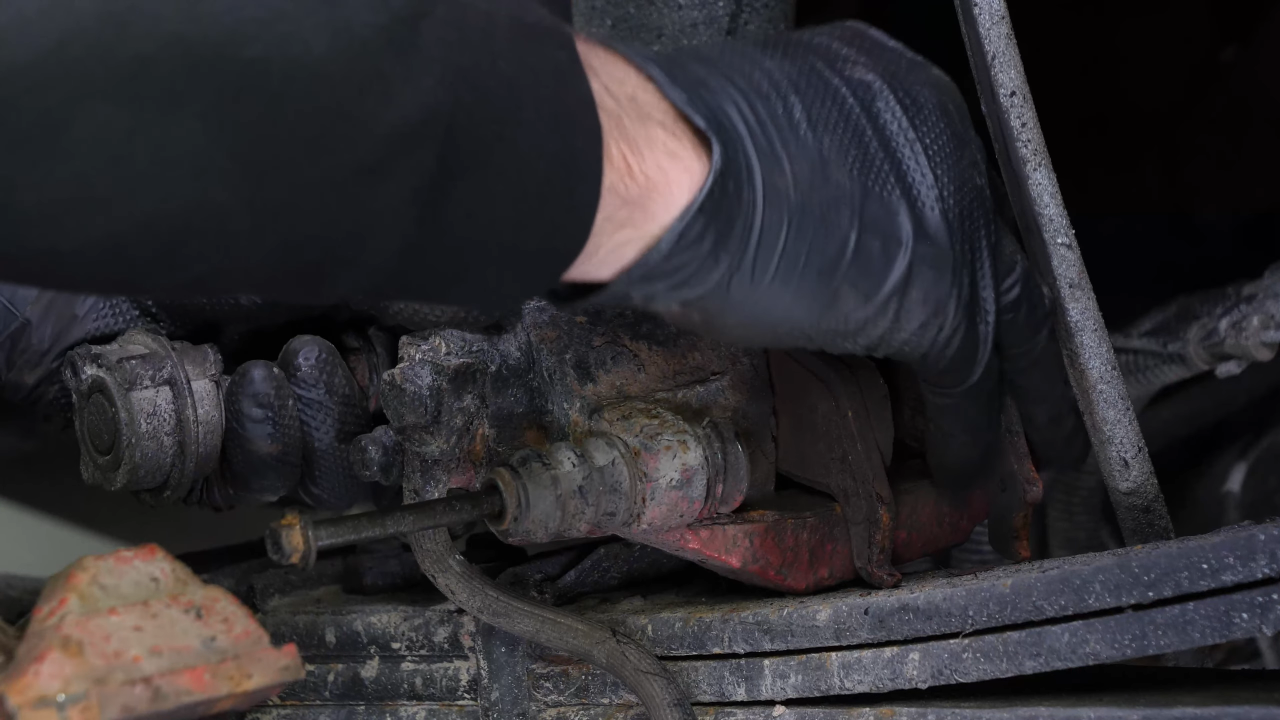 Remove the caliper