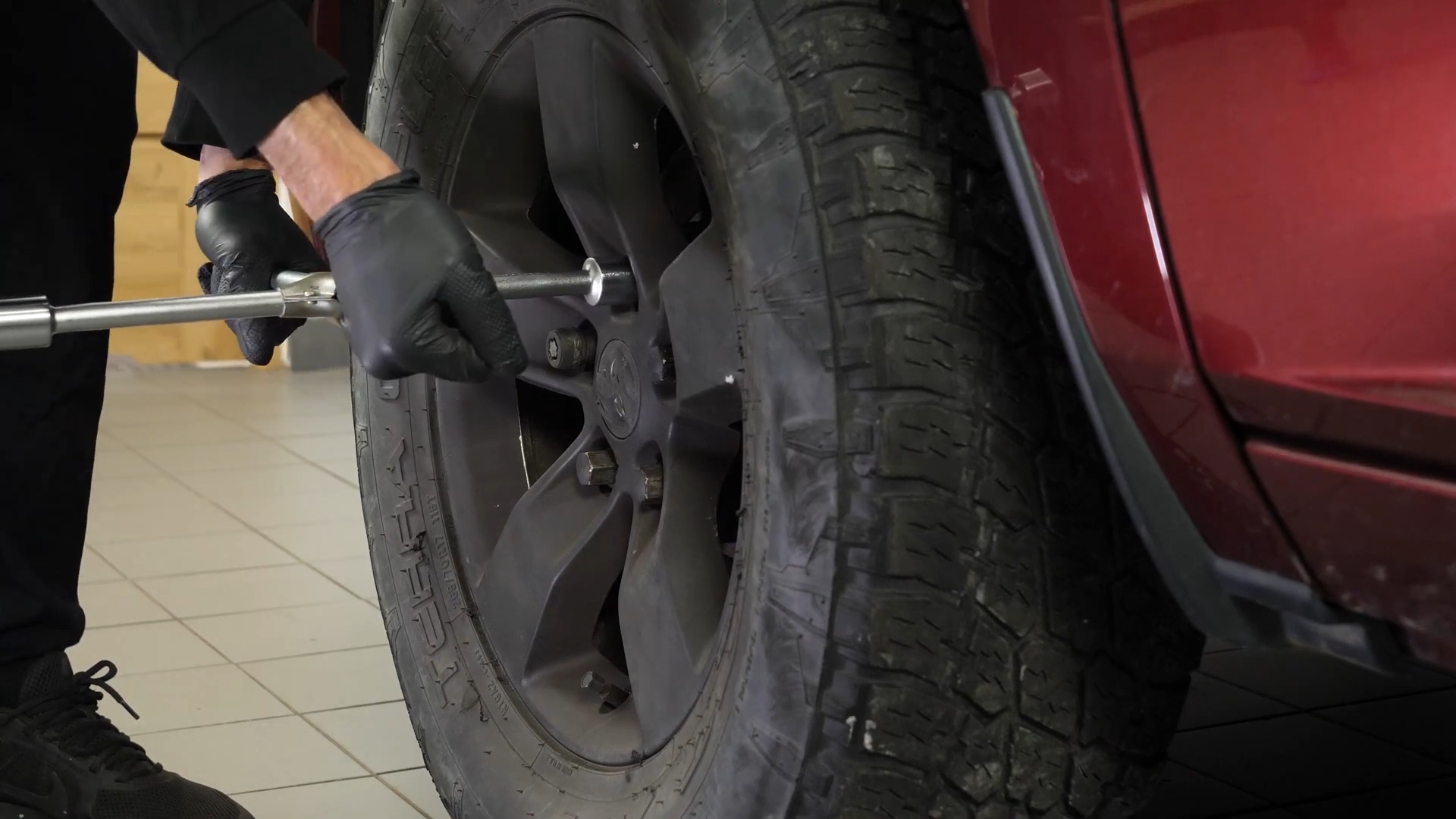 Lift the vehicle