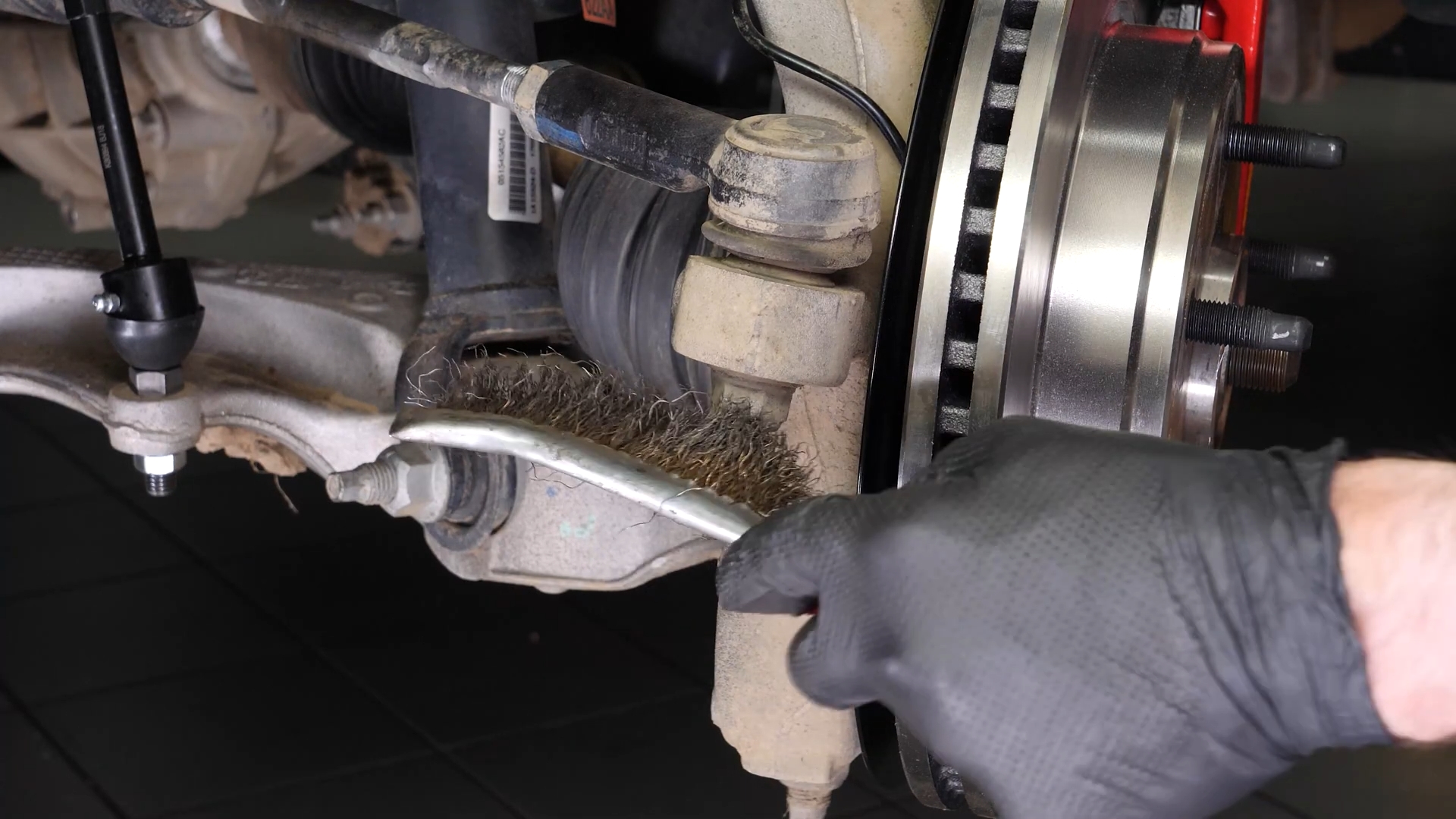 Loosen the locknut