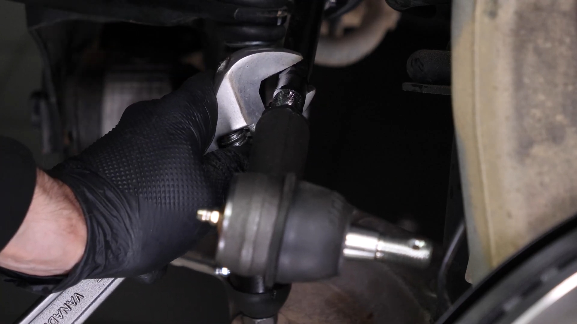 Install the new outer tie rod