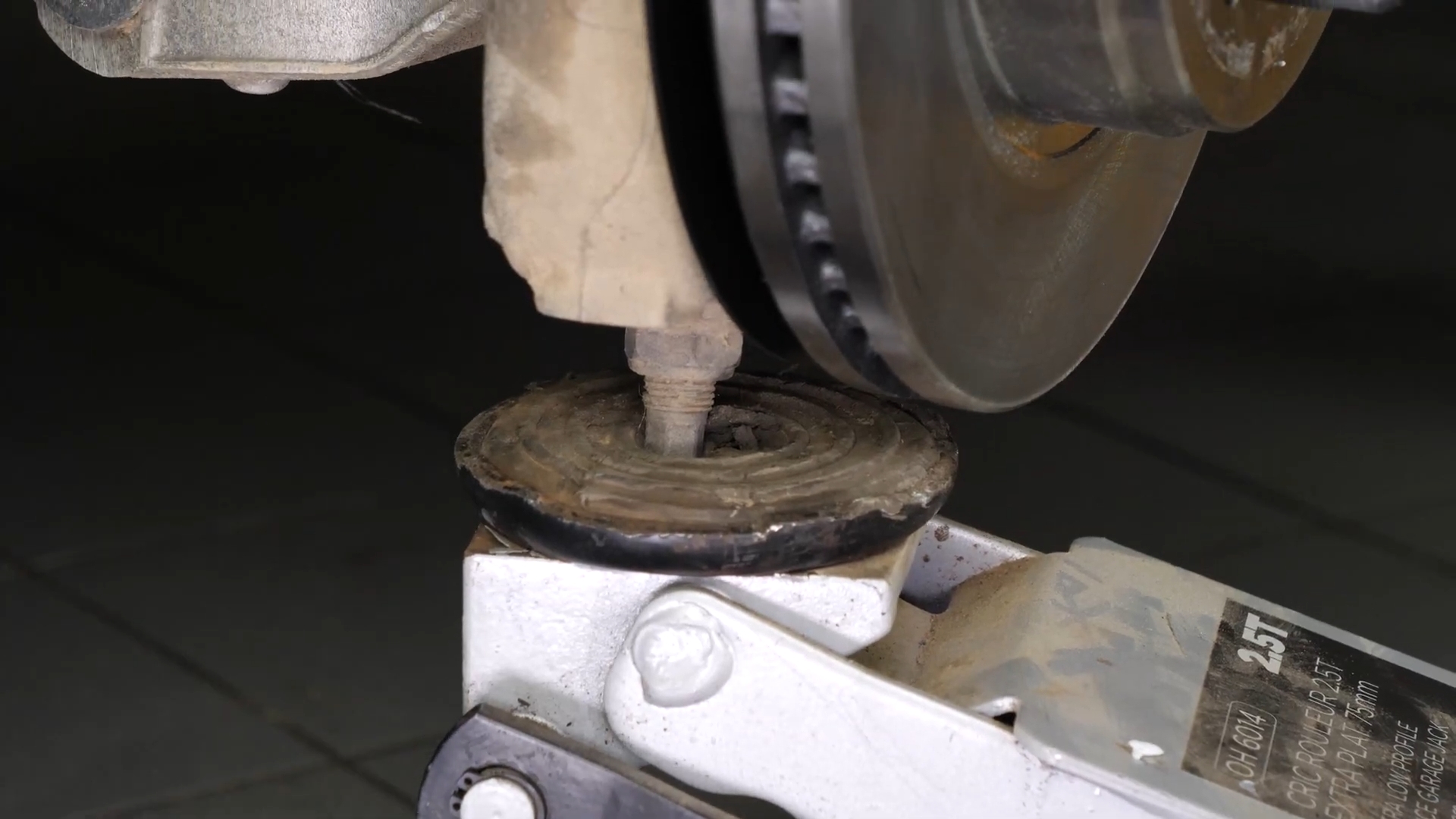 Remove the control arm ball joint
