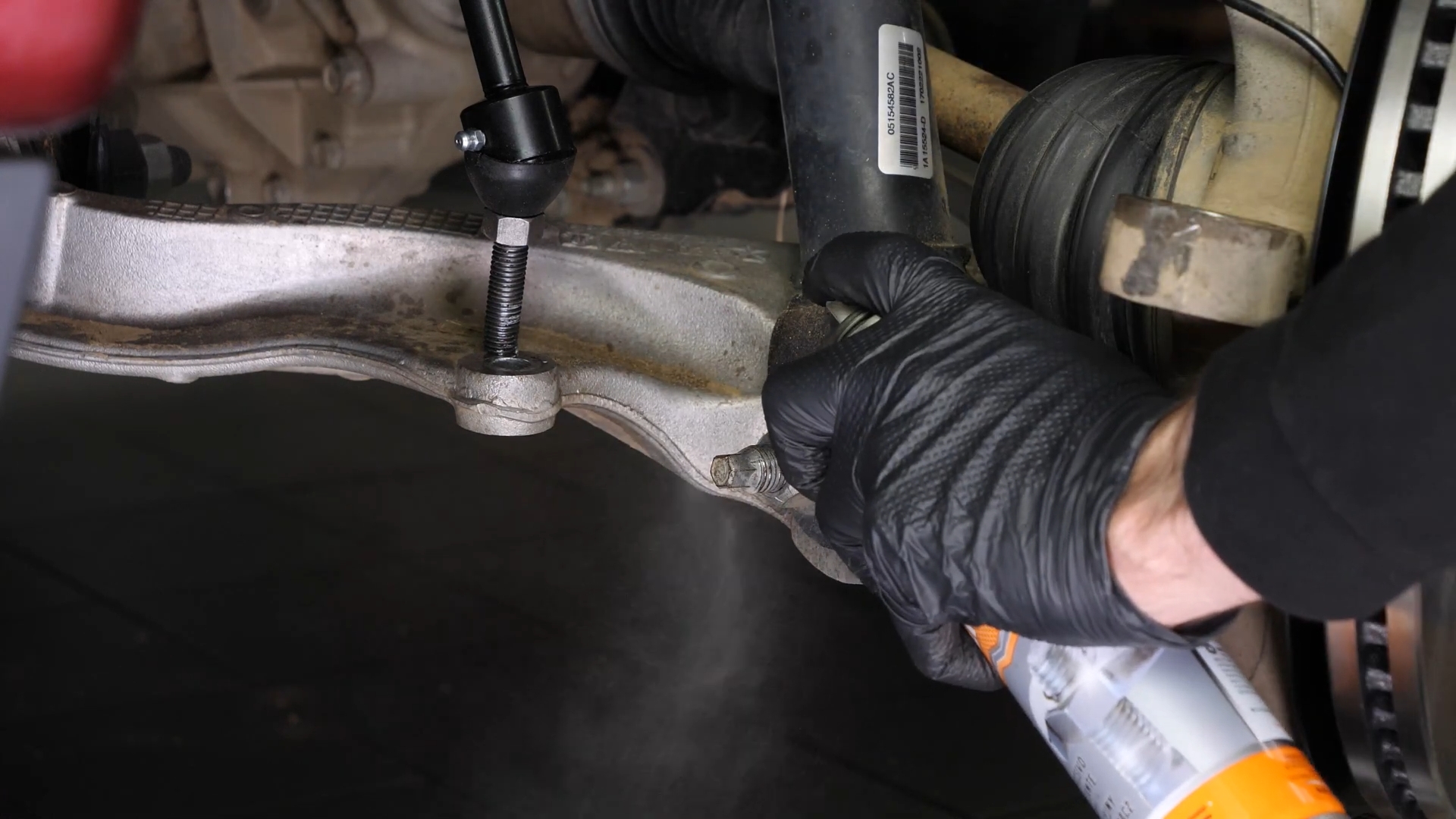 Remove the strut