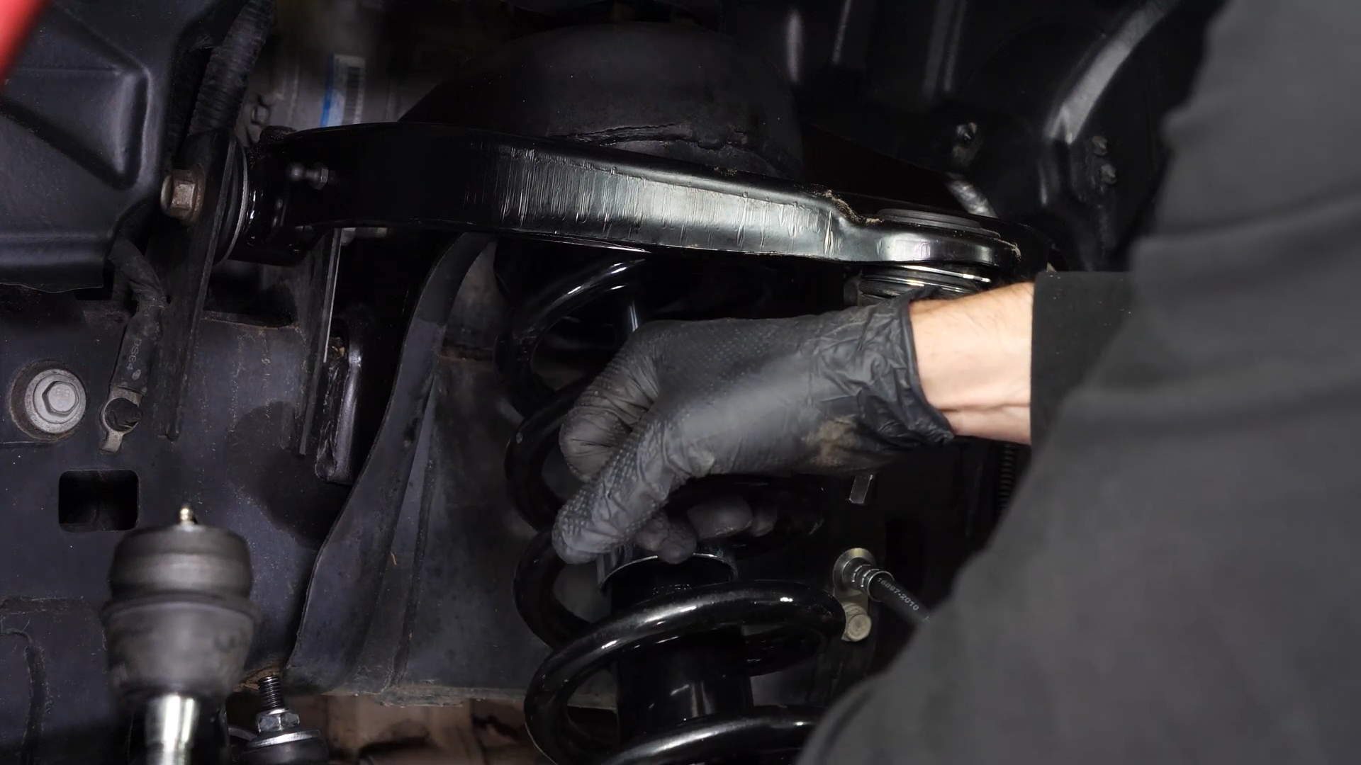 Install the new strut
