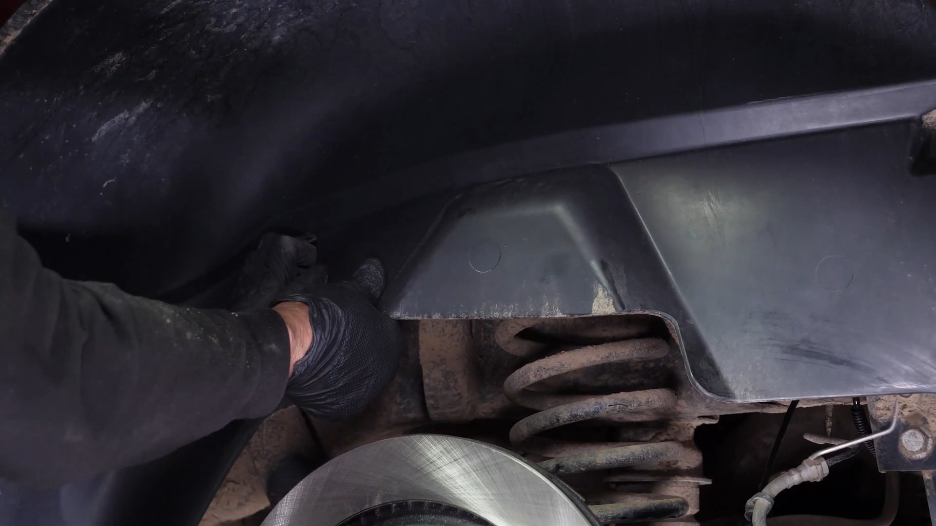 Remove the mudguard