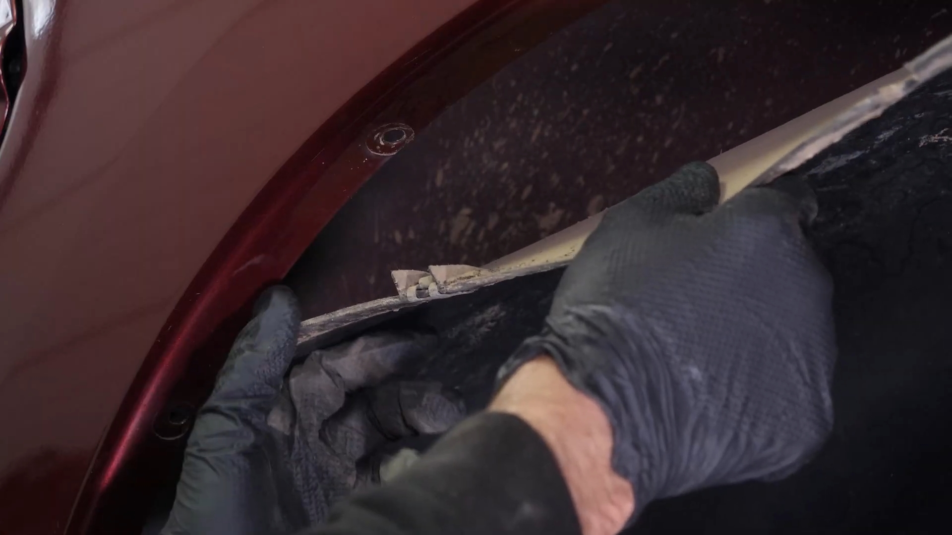 Remove the mudguard