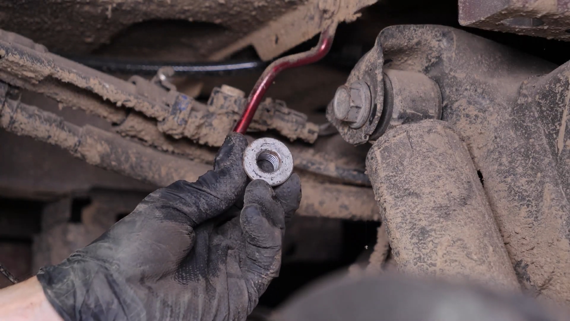 Unscrew the shock absorber heads