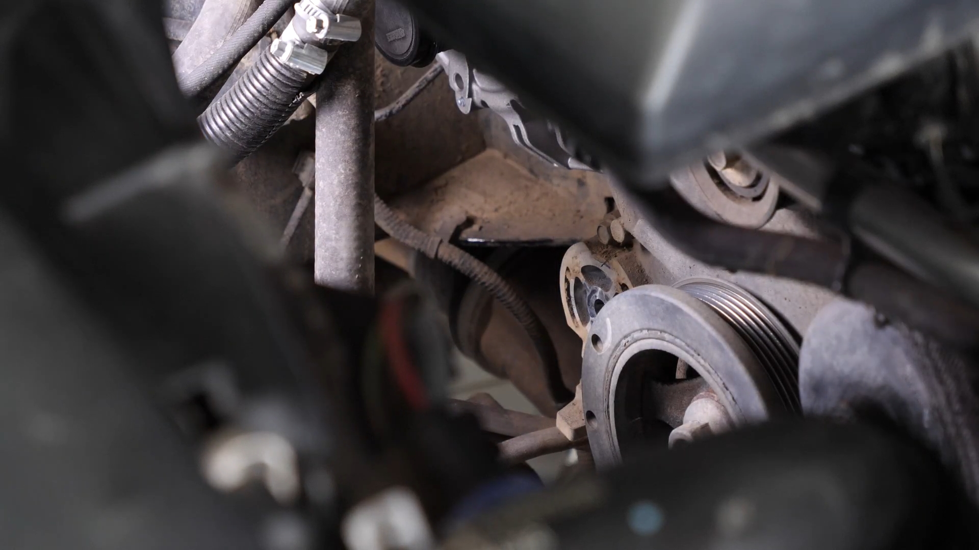 Remove the tensioner pulley
