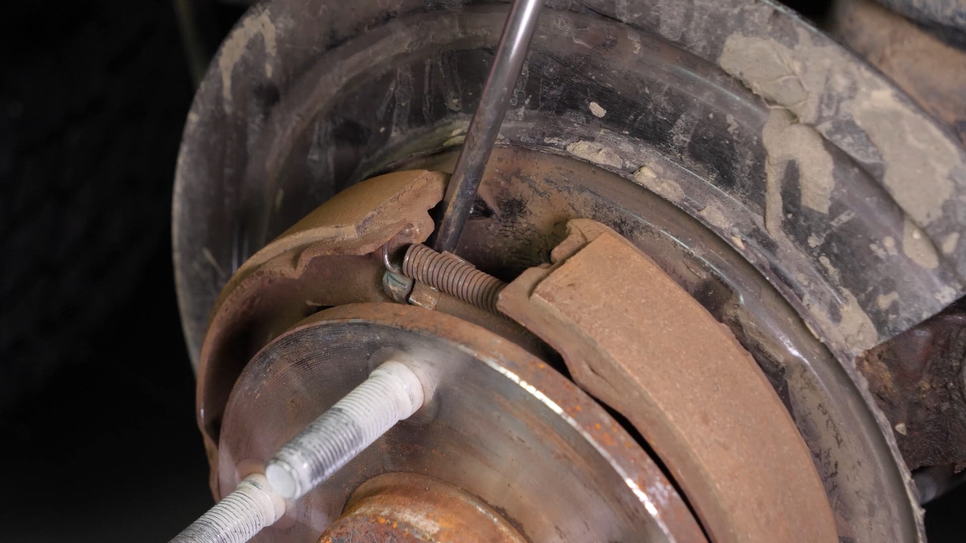 Remove the springs