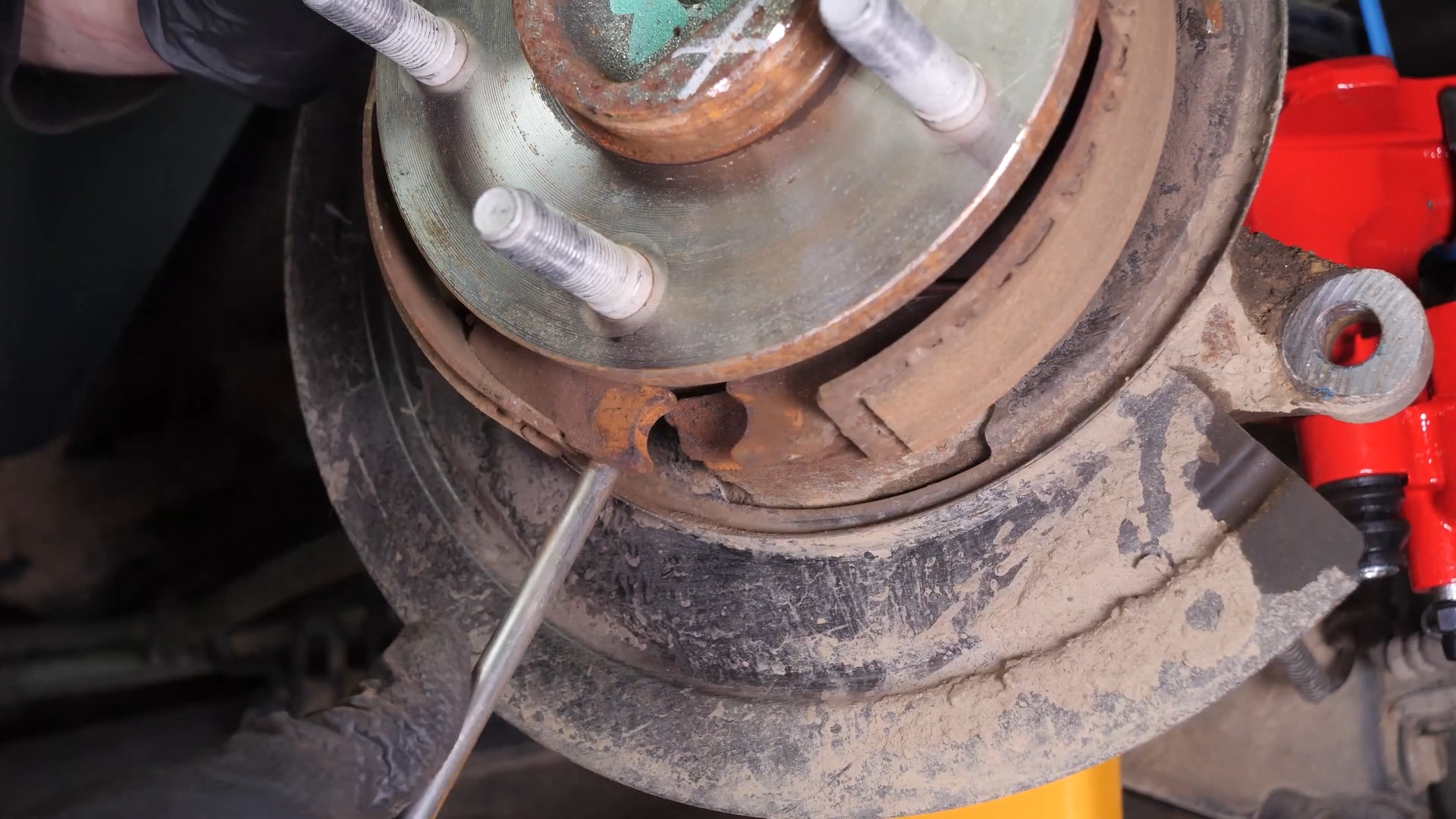 Remove the springs