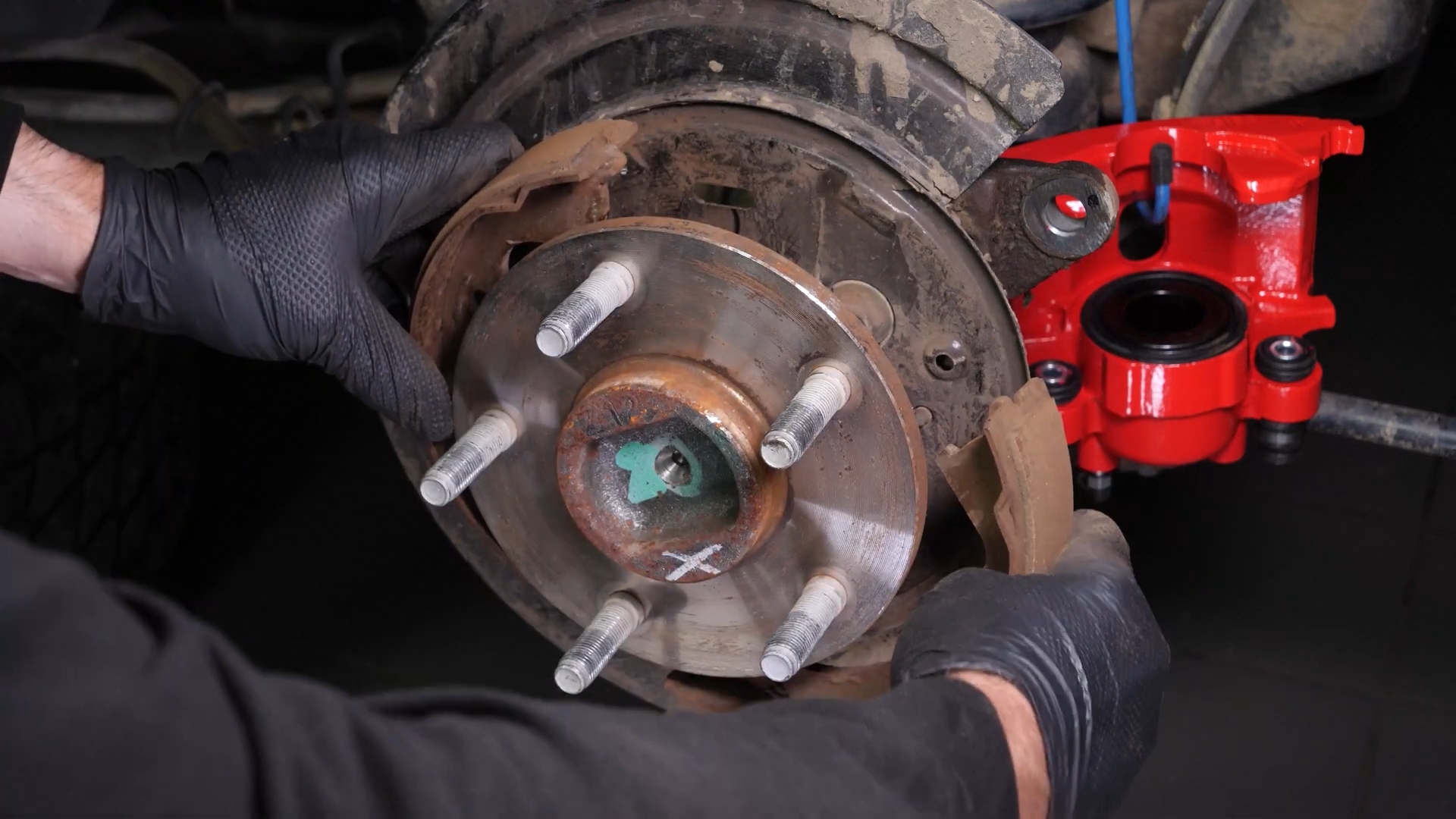 Remove the brake shoes