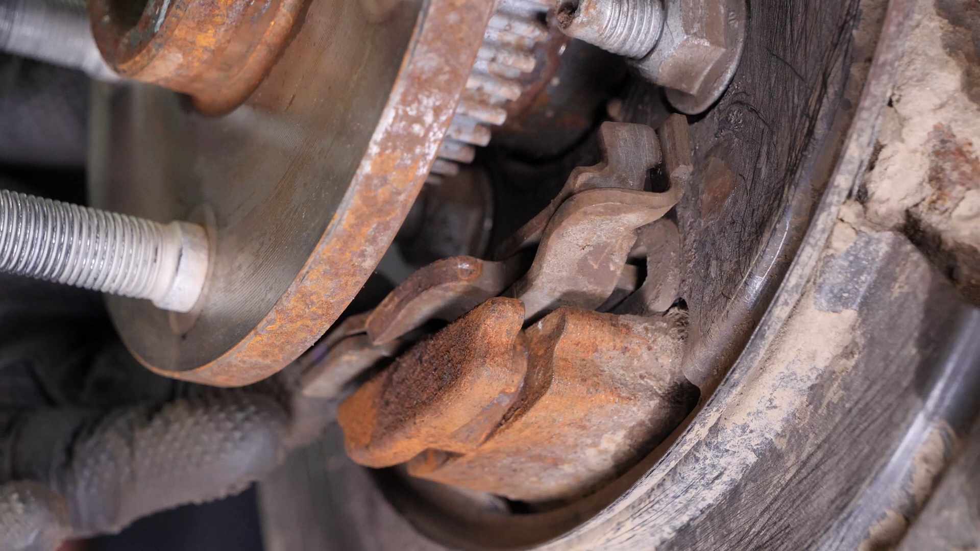 Remove the brake shoes