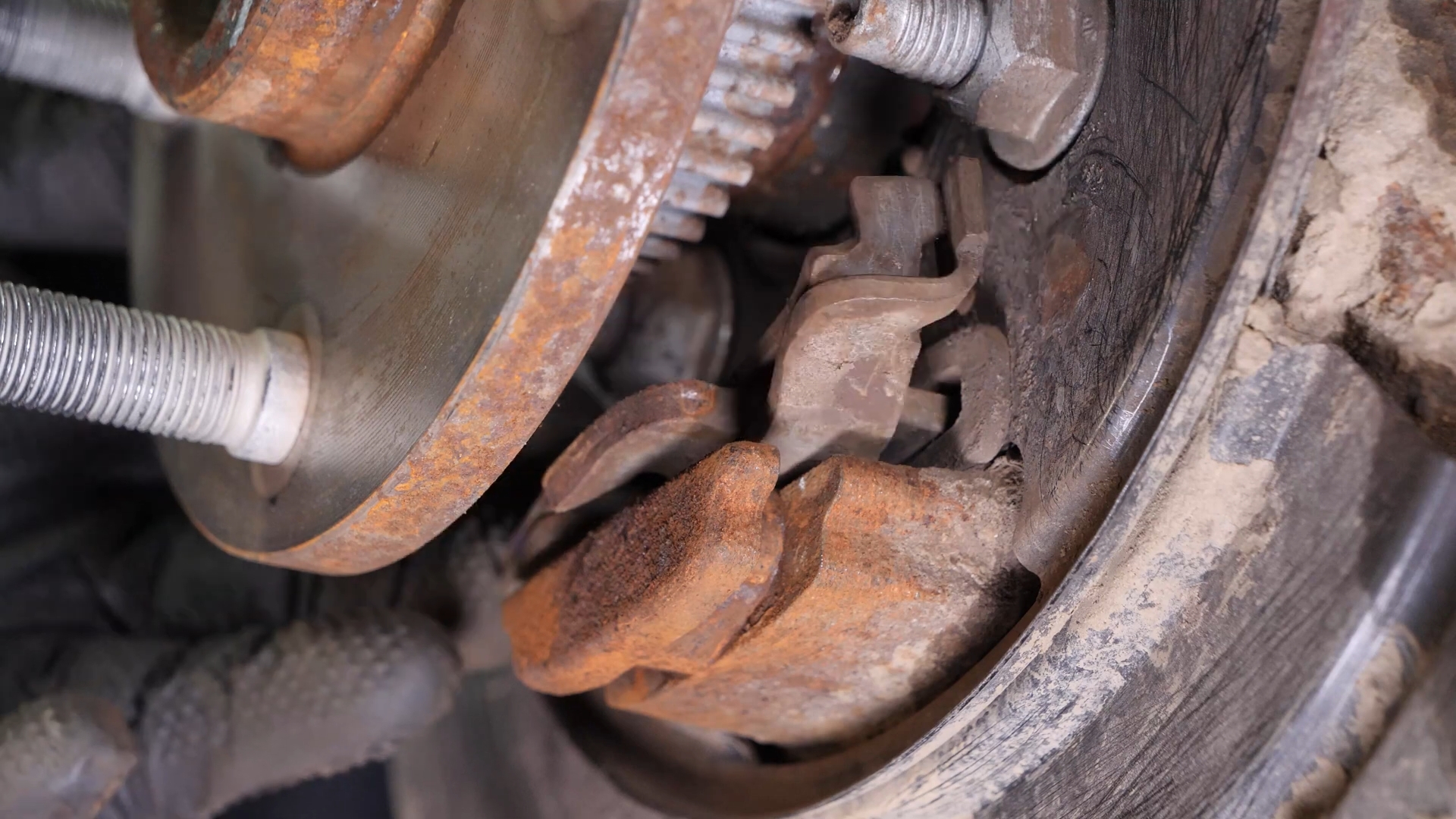 Remove the brake shoes