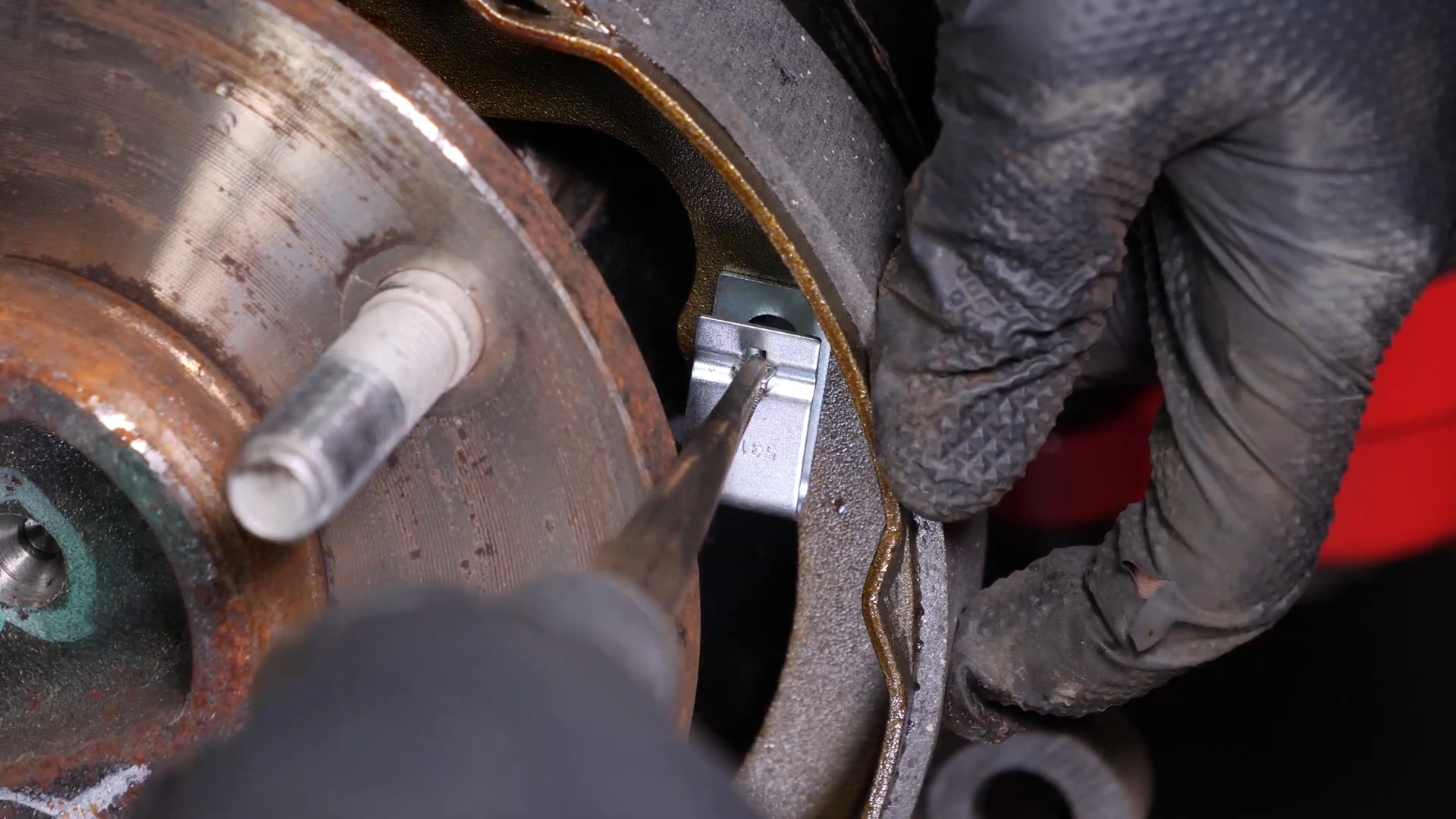 Install the new brake shoes