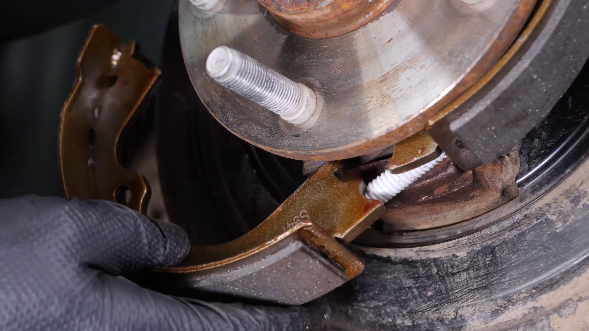 Install the new brake shoes