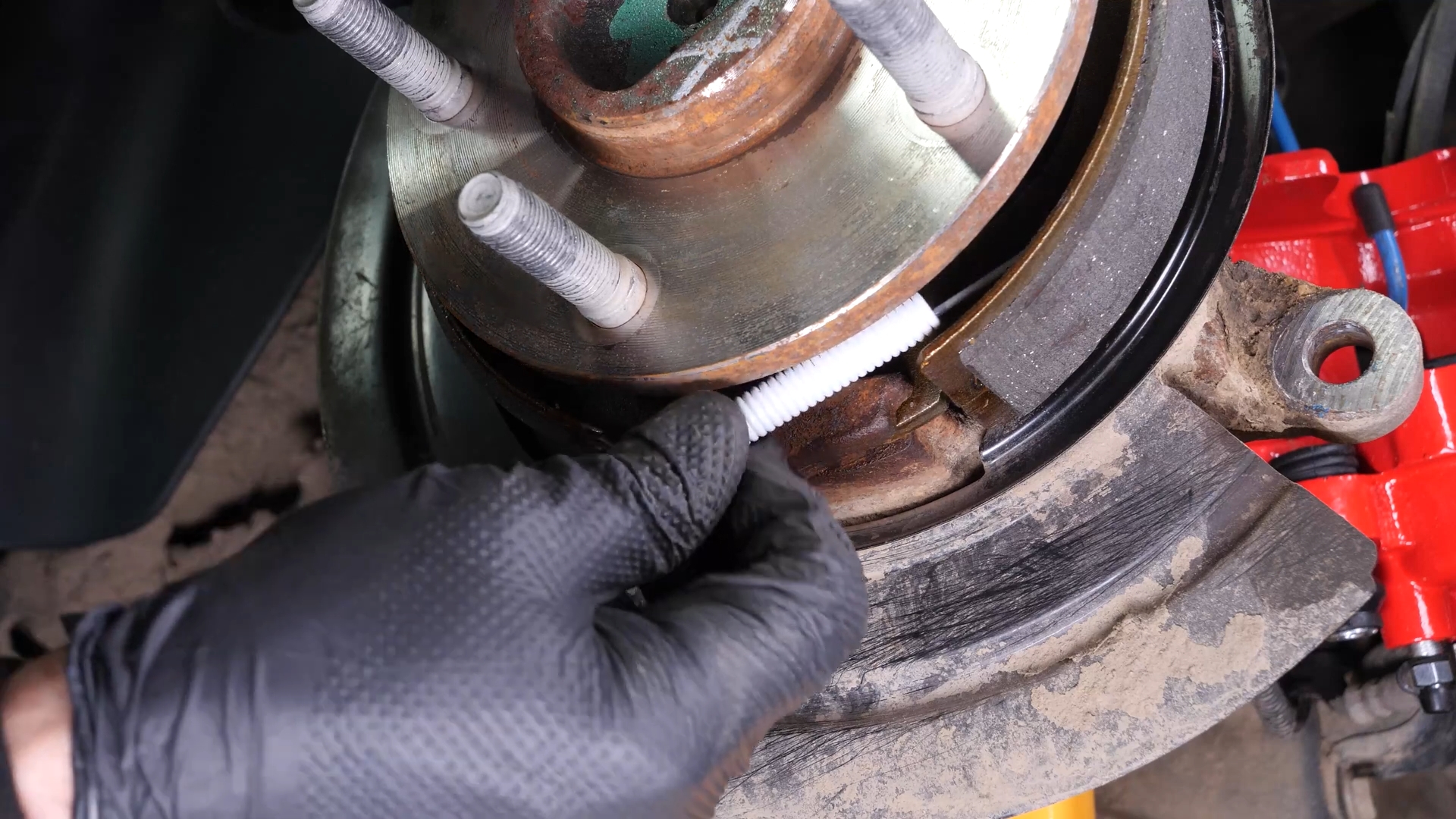 Install the new brake shoes