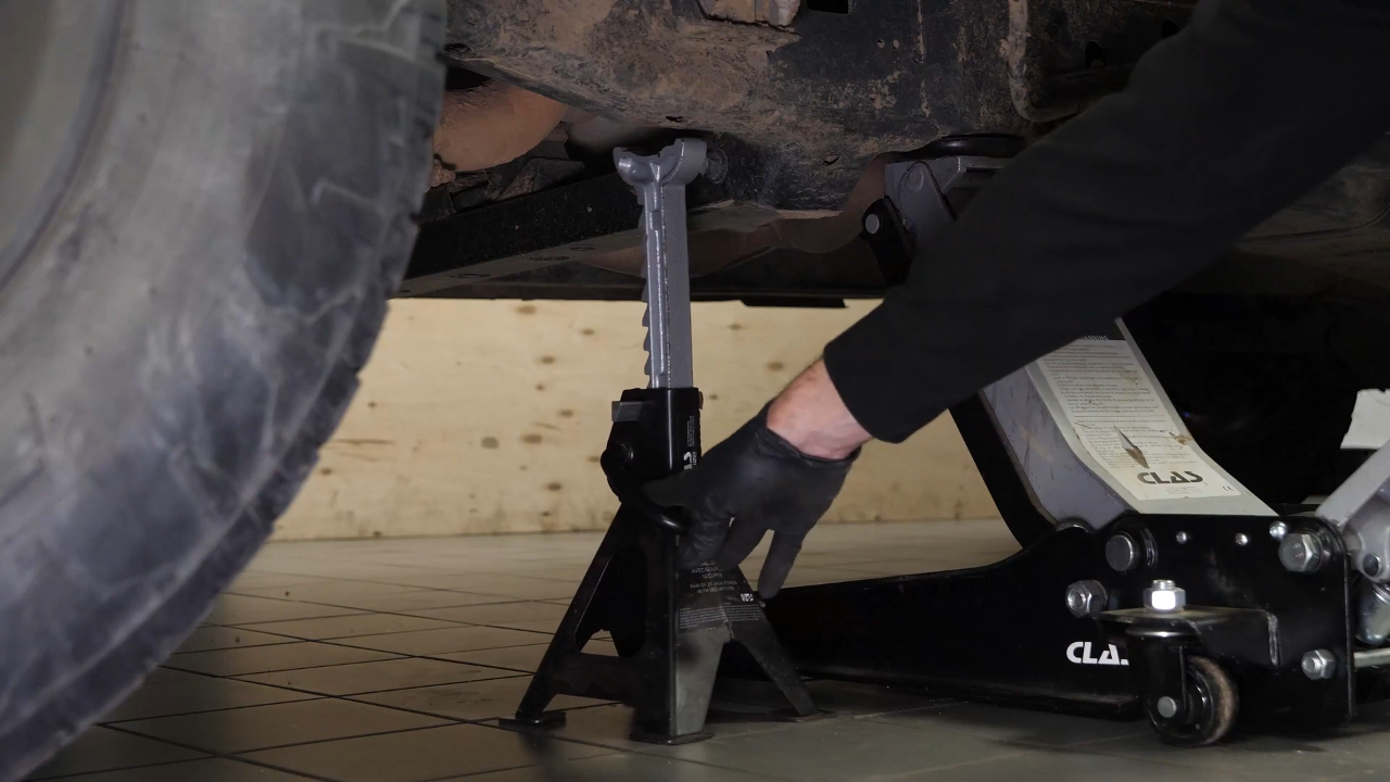 Lift the vehicle