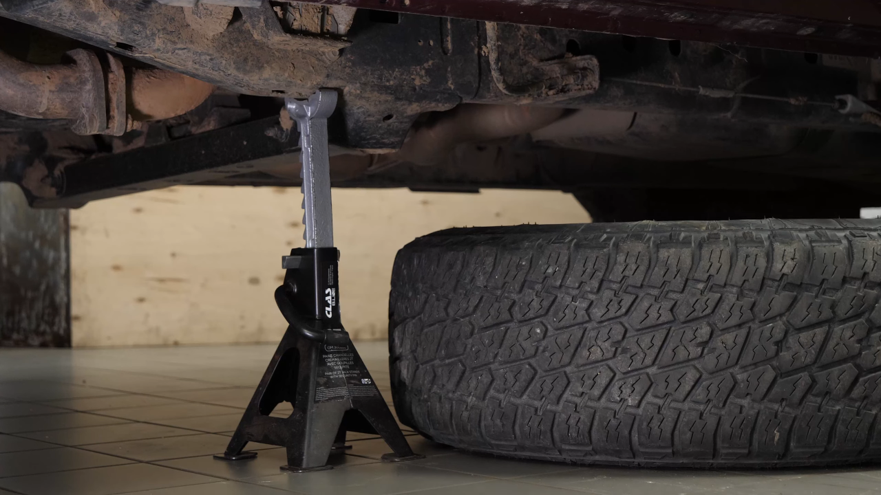 Lift the vehicle