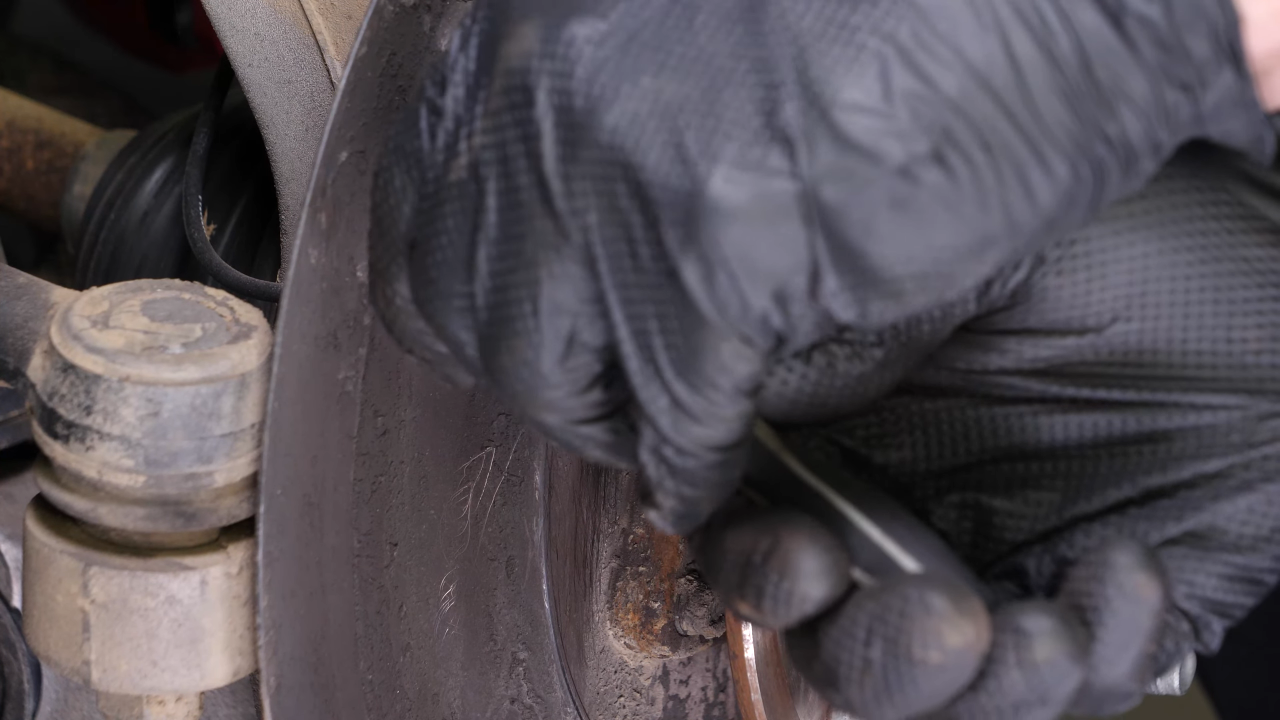 Remove the ABS sensor