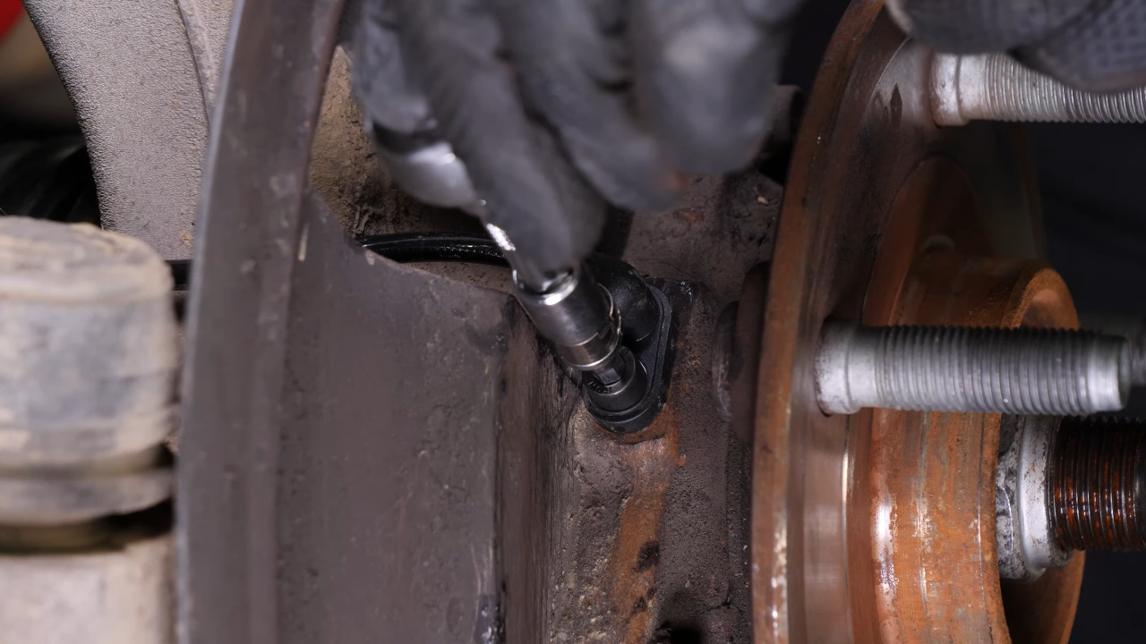 Install the ABS sensor