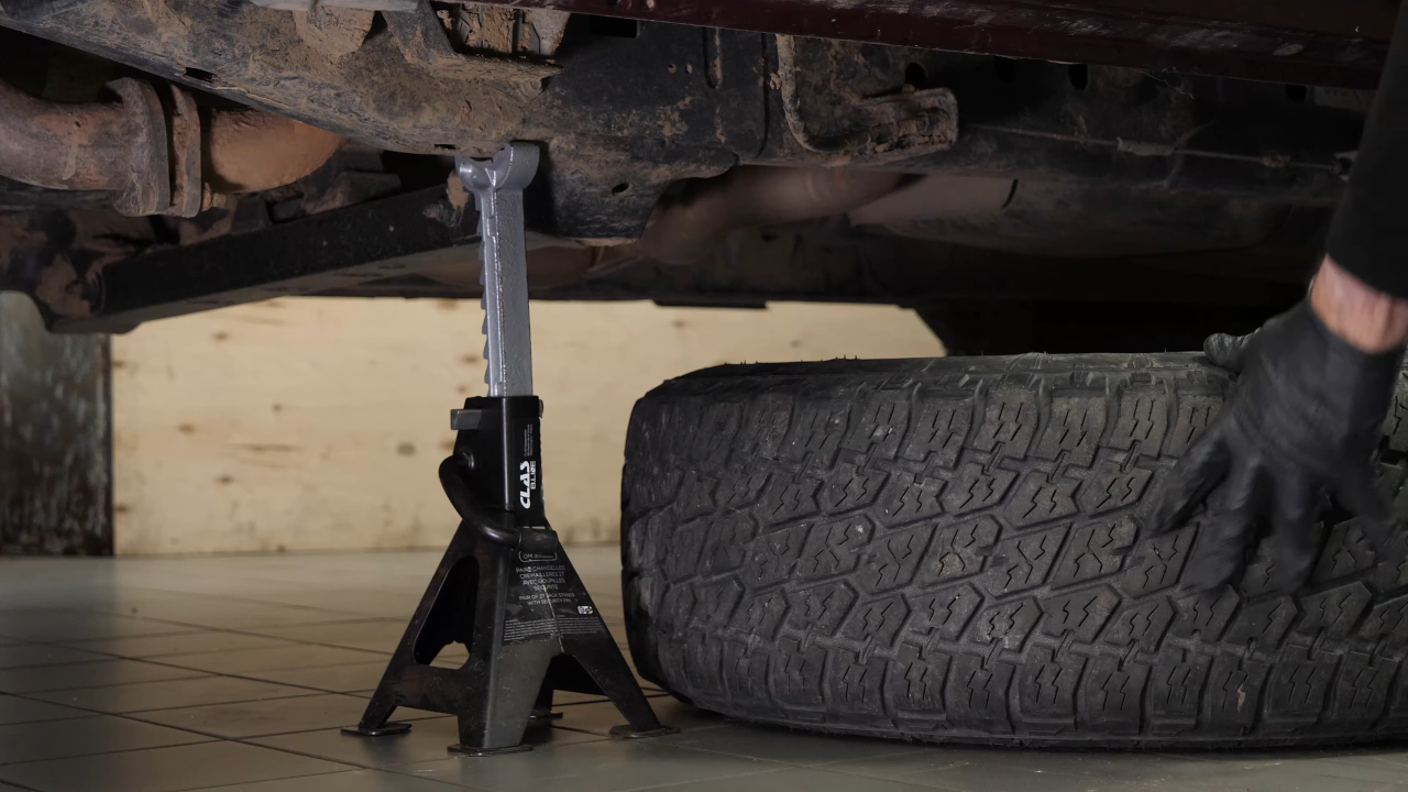 Lift the vehicle
