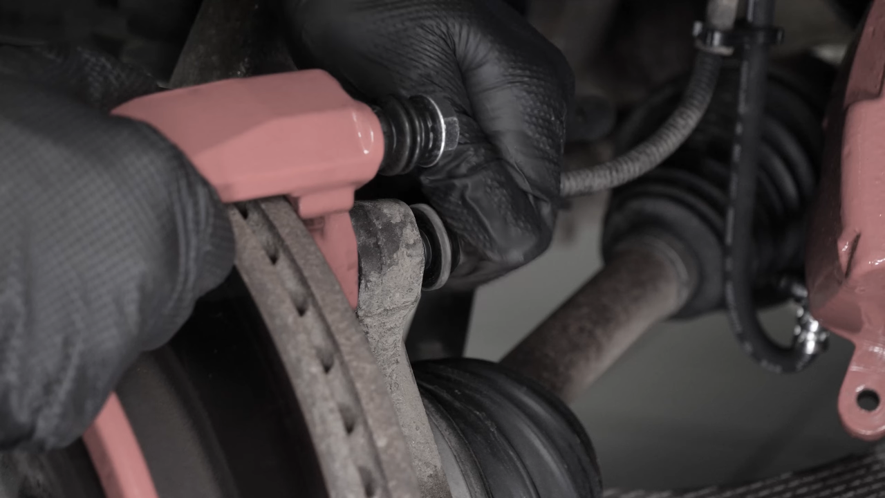 Remove the caliper assembly