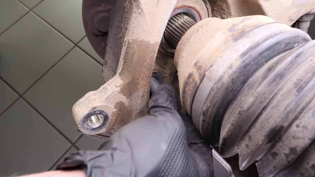 Remove the wheel hub