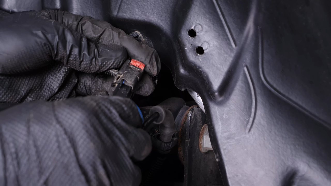 Install the ABS sensor