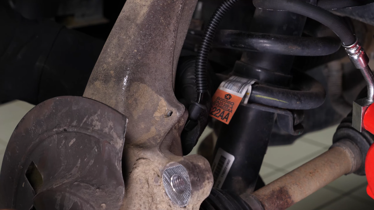 Install the ABS sensor