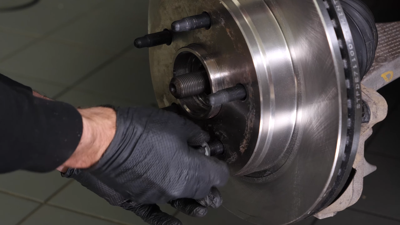 Remove the brake disc