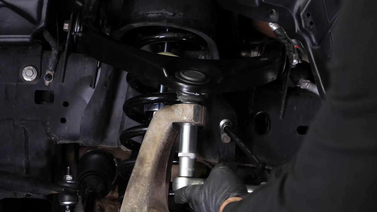 Loosen the ball joints