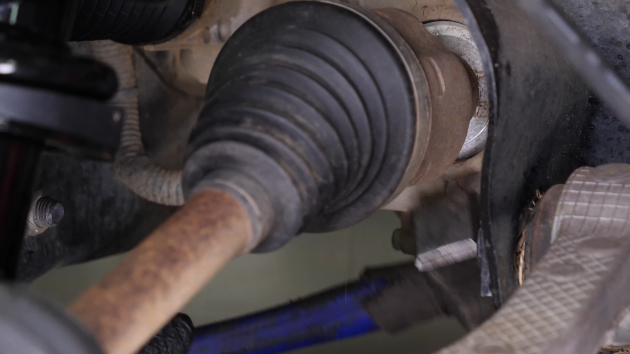Remove the CV axle
