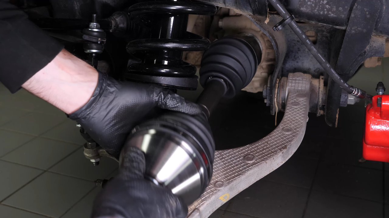 Install the new CV axle