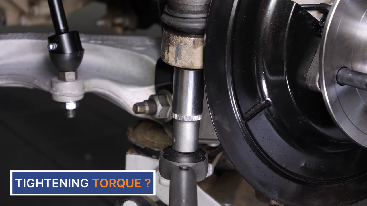 Put the outer tie rod back