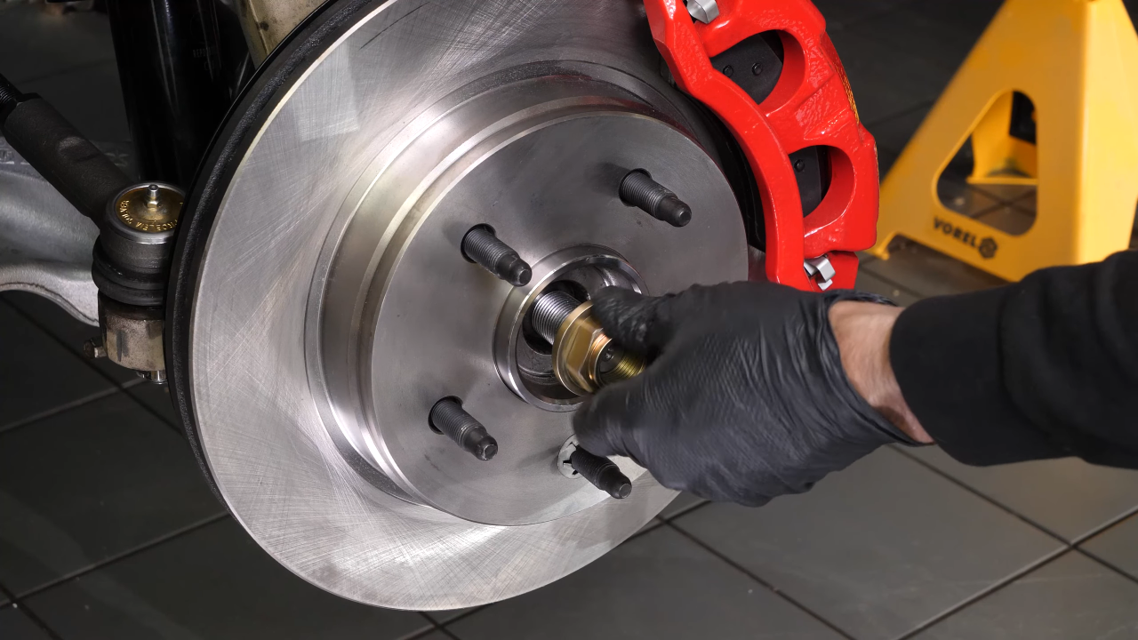 Put the ABS sensor back