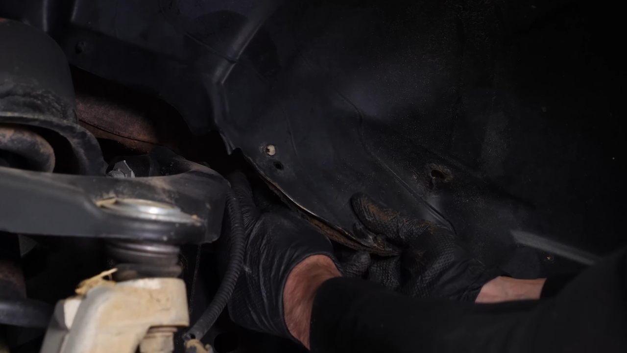 Remove the mudguard