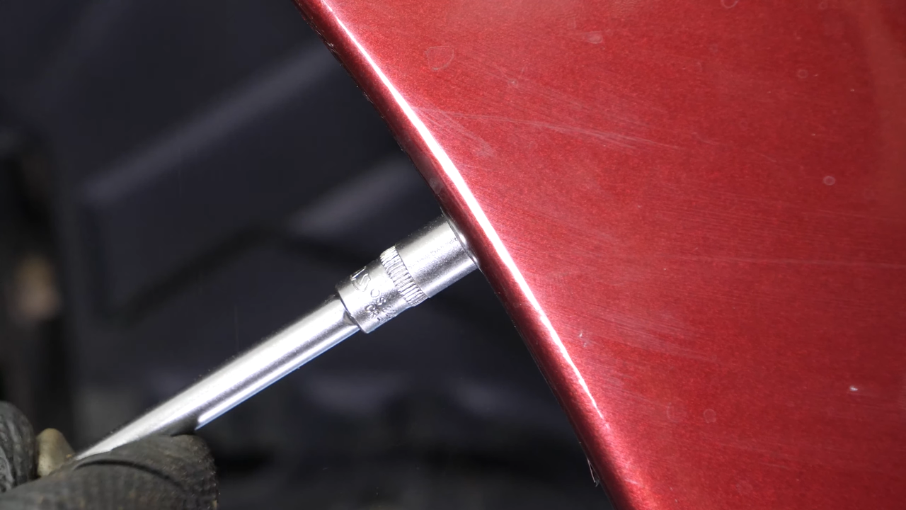Remove the mudguard